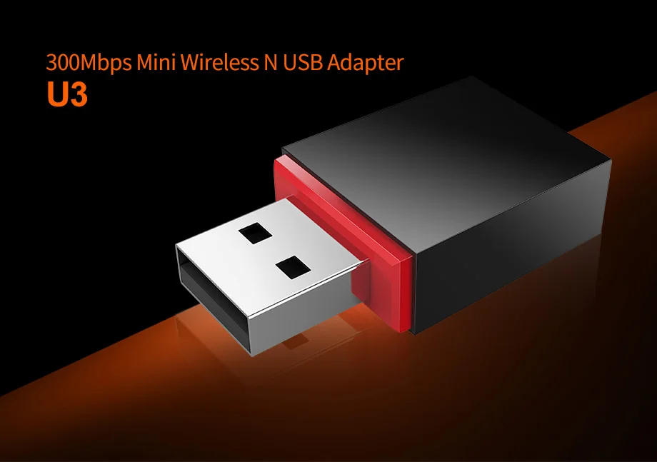 Tenda U3 300 Мбит/с USB беспроводной сетевой адаптер/Мини Портативная сетевая карта/WiFi ретранслятор/Wi-Fi точка доступа для Windows/Mac/Linux
