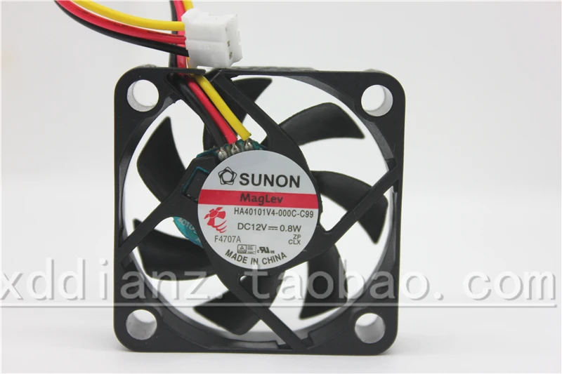 

New 4cm 4cm 12V 0.8W Magnetic Bearing Silent Fan 4010 Third Line
