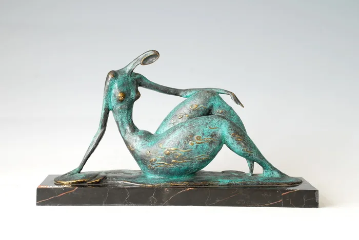 Искусство ремесла медь Новинка Современная бронзовая скульптура статуя