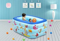 new arrival portable bathtub inflatable swimming pool tub home use keep warm folding portable bathtub ocean ball pool 1 1m 1 3m