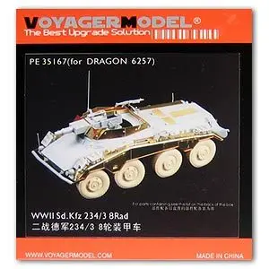 

KNL HOBBY Voyager модель PE35167 Sd. Kfz.234/3 колесный бронированный автомобиль для обновления с металлическим травлением (Veyron)