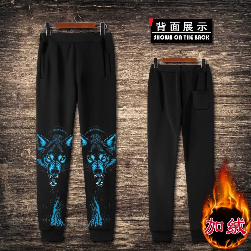 

Personality 3D animal printing fashion casual streetwear sweatpants New arrival 2018 top quality oversized loose pants men S-4XL
