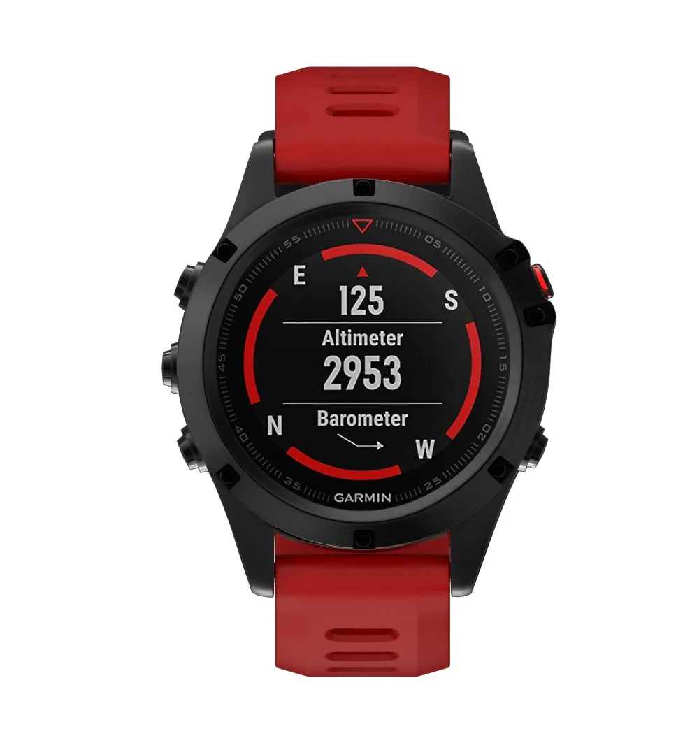 Силиконовый ремешок для часов Garmin Fenix 5X3 3HR для спорта на открытом воздухе силиконовый сменный Браслет для Garmin 26 мм ремешок