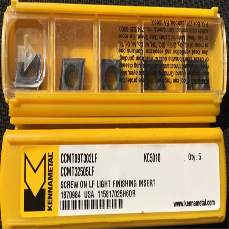 

YZ66 5 шт. CCMT09T302-LF KC5010 CNC карбидные вставки оригинальные