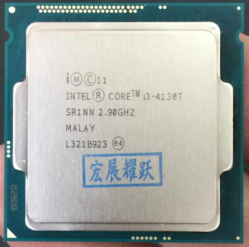 Процессор Intel Core I3 4130T Φ LGA1150 22 нанометров двухъядерный 100% рабочий процессор для