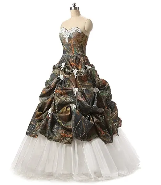 Милое камуфляжное Пышное Платье плиссированное платье с аппликацией