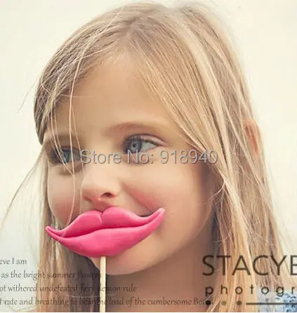 8 шт./лот реквизит для фотобудки свадьбы/Вечеринки Полимерная глина Смешные губы