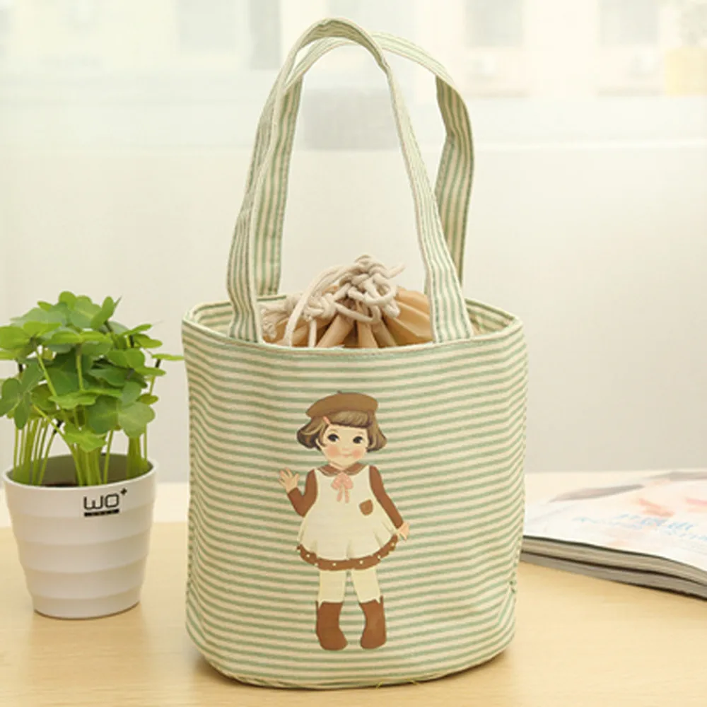 4 цвета в наличии новые прелестные женские милые изолированные обед мешок кулер