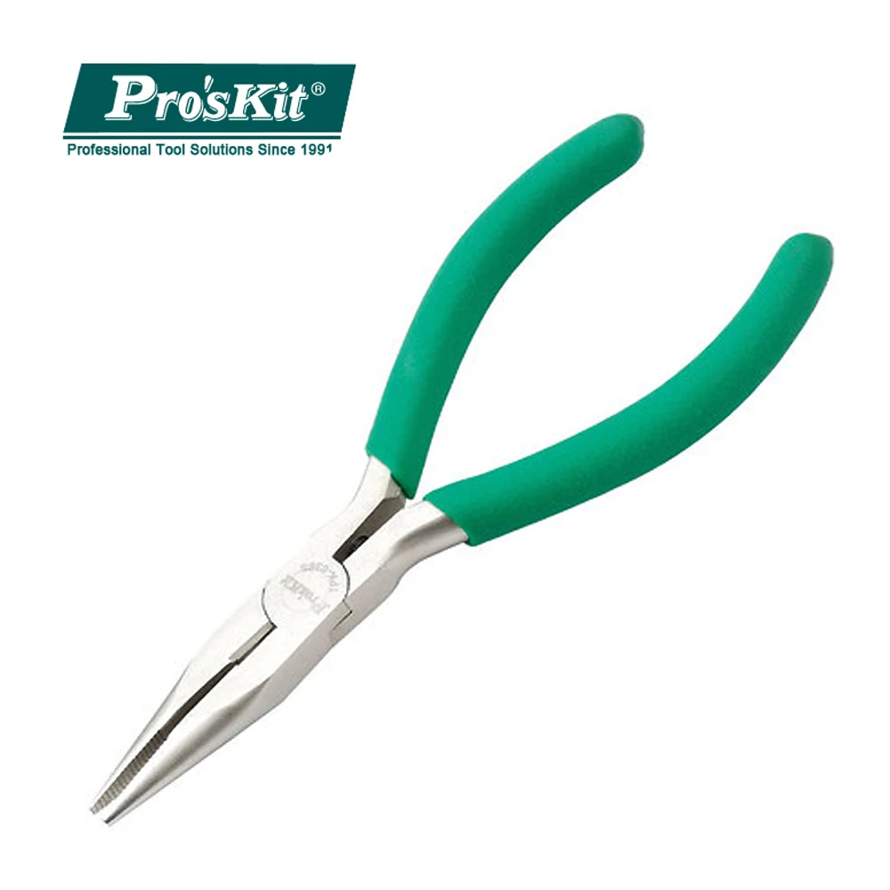 100% Оригинальные плоскогубцы Pro'sKit 1PK 036S игольчатые из титановой стали с