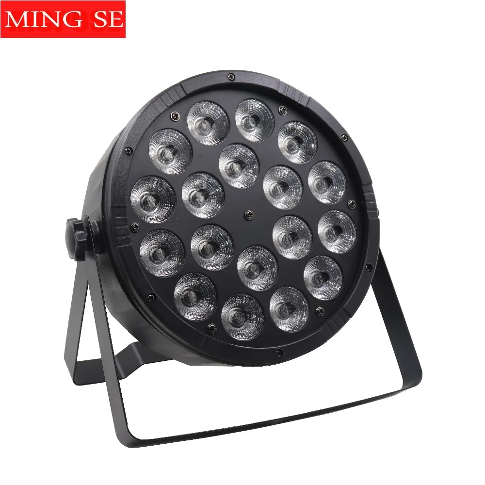 4 шт./лот 18x12 Вт RGBW 4в1 Led Par свет 18*12 Вт с DMX512 Дискотека огни профессиональное студийное диджейское оборудование свадебное освещение