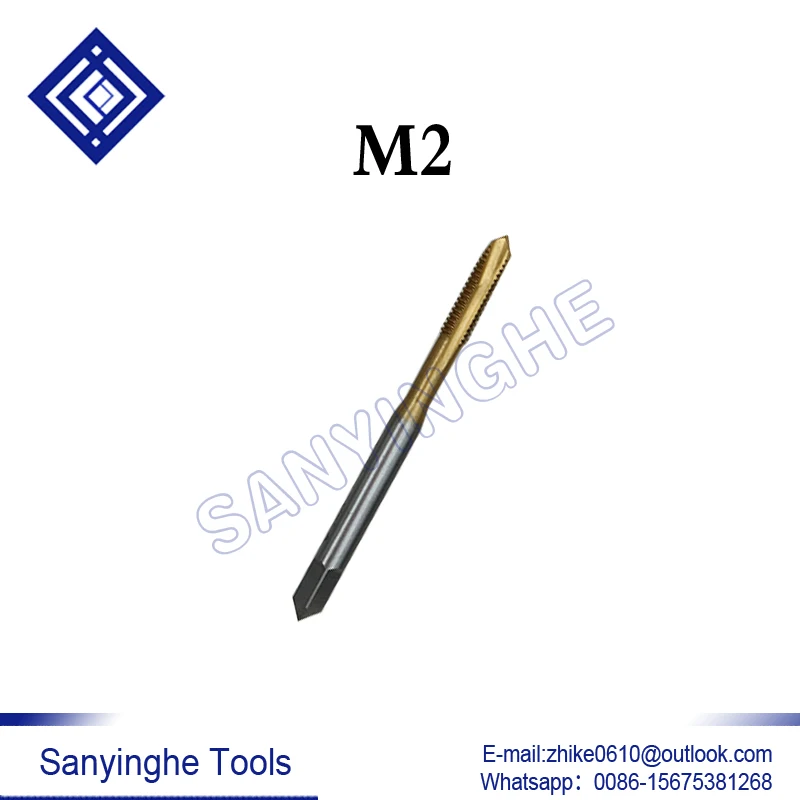 10 шт./лот M2/M2.5/M3/M3.5/M4/M5/M6/M8/M10/M12 нитрид YAMAWA высокоскоростной Стальной Спиральный