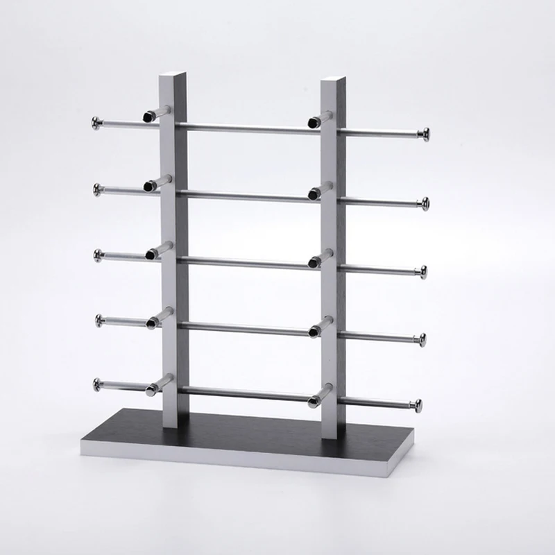 Двойная деревянная витрина для очков 5 цветов держатель дисплея 10 визиток