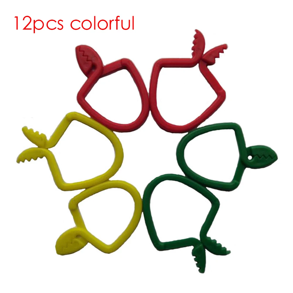 12pcs colorful Многофункциональные зажимы для полотенец из АБС-пластика, держатели для одежды, зажимы для одежды, дорожные зажимы для полотенец, носки, домашняя прищепка, Прямая поставка - Цвет: 12pcs colorful