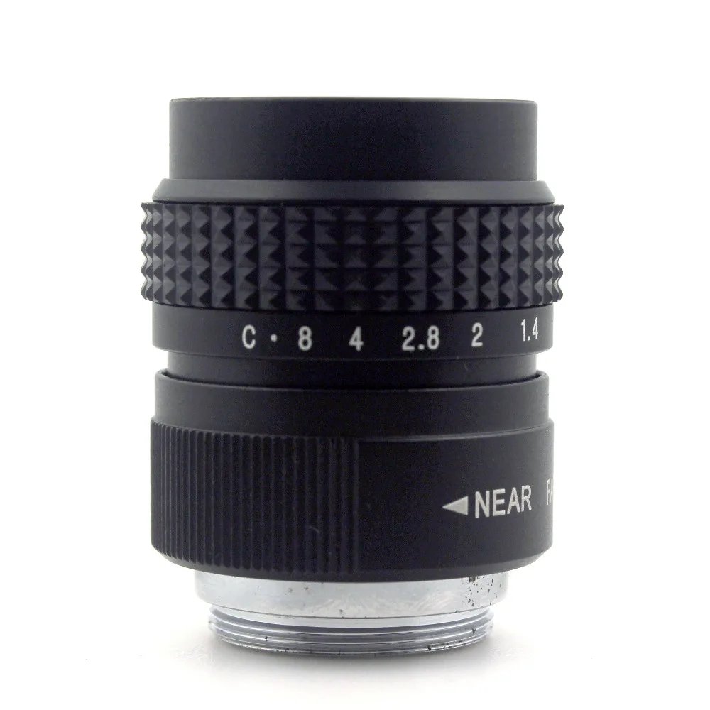 Черный объектив 25 мм f/1 4 C Mount CCTV f1.4 для NiKON 1 J1 J2 J3 V1 аксессуары камеры|lens cctv|lens shadelens
