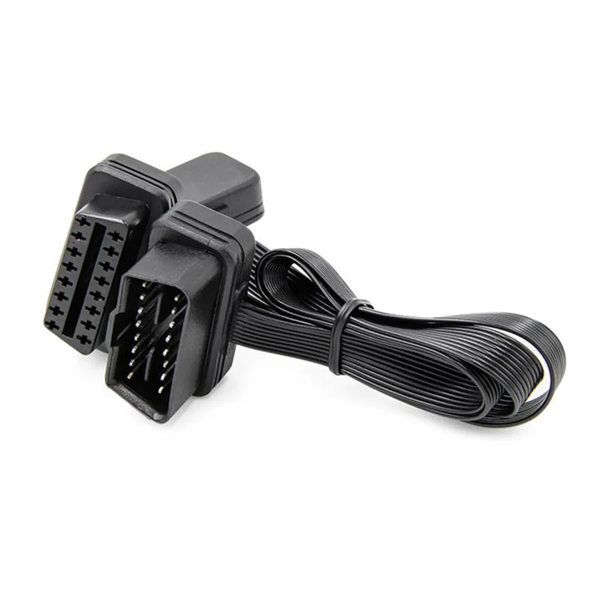 Сканер OBD2 l0418 16 контактный переходник с одного разъема на два Y образный