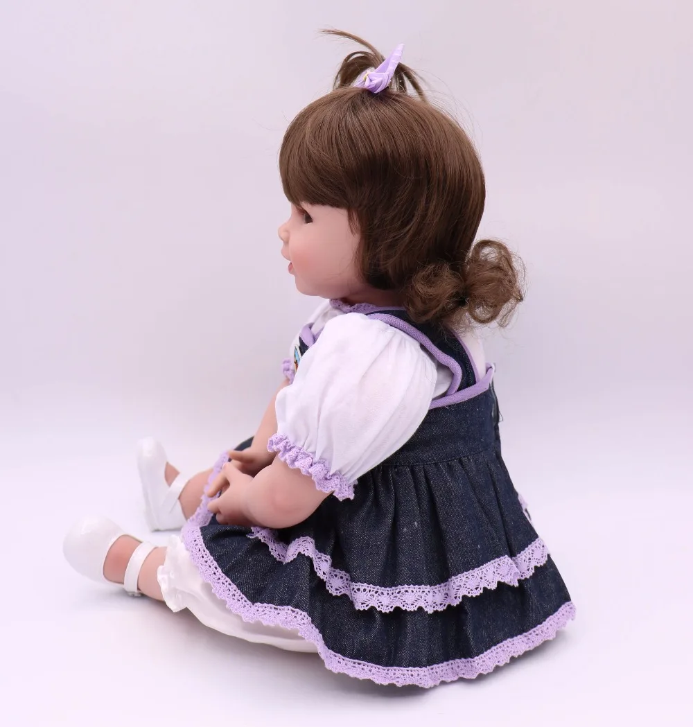 Forrsdor 20-дюймовая Милая кукольная ткань с короткими вьющимися волосами кукла для