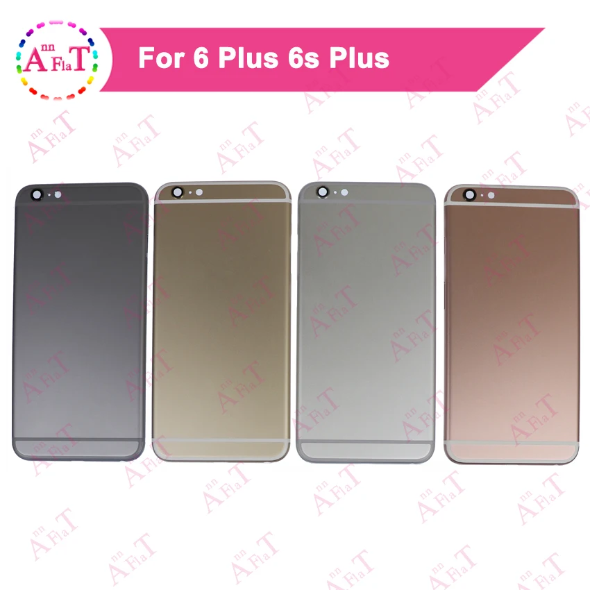 Превосходное качество для iPhone 6Plus 6s Plus задняя крышка для батареи для 6s plus задняя крышка для батарейного отсека чехол средняя рамка Шасси