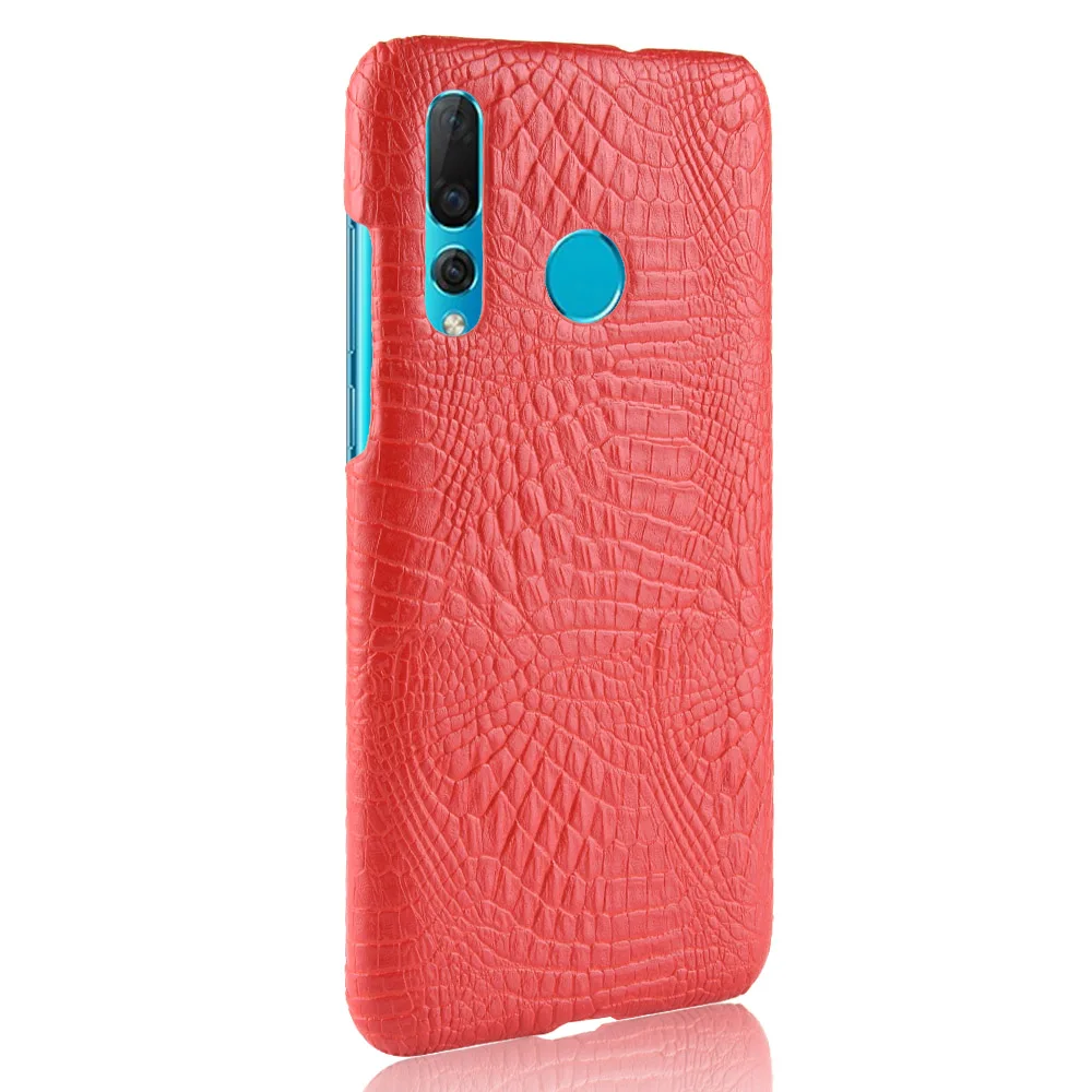 Новинка чехол для Huawei nova 4 nova4 PC + Жесткая задняя крышка из искусственной кожи в