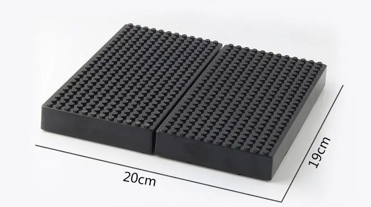Портативный дом витрина Baseplates коробка для хранения совместима с основными