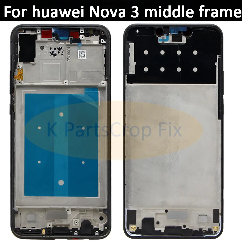 Для Huawei nova 3 средняя рамка пластина Корпус Лицевая панель ЖК Поддержка передняя