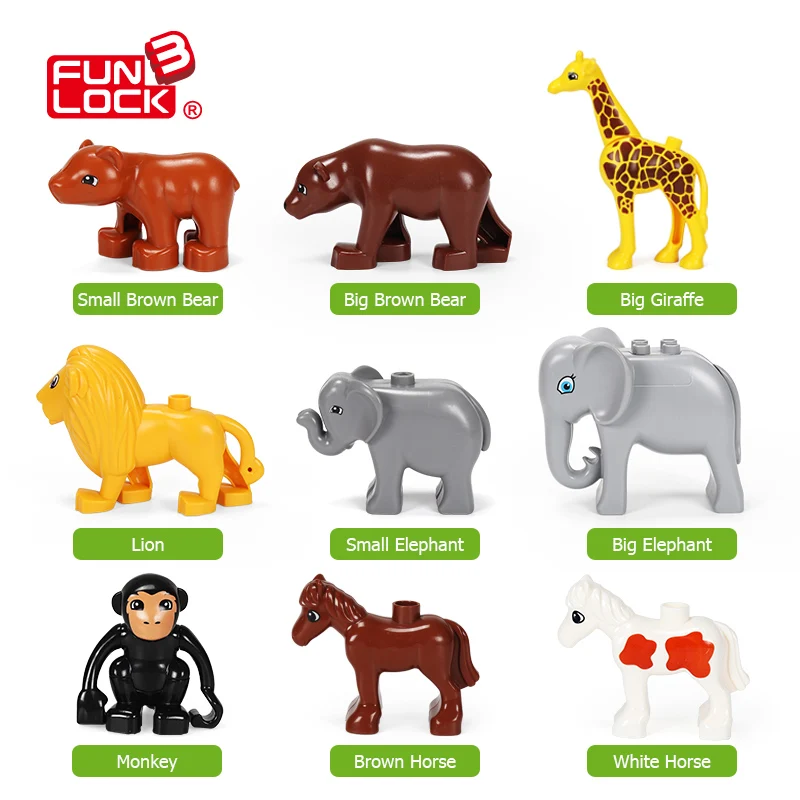 Набор игрушек Funlock Duplo для детей 9 шт./компл.|toys for|toys for kidsduplo toys |