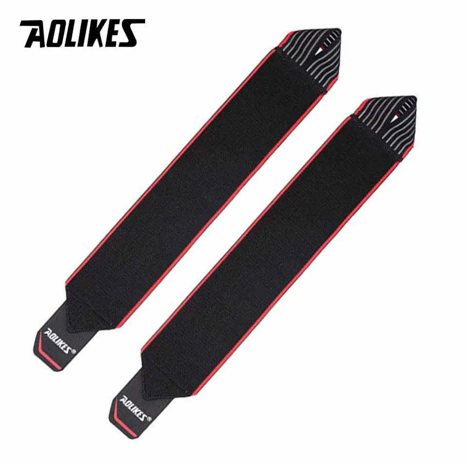 AOLIKES, 2 шт./лот, спортивные повязки на запястье, ремешок для поддержки запястья, обертывание, растягивающийся браслет для восстановления рук, для велоспорта, тенниса, тренажерного зала, аксессуары