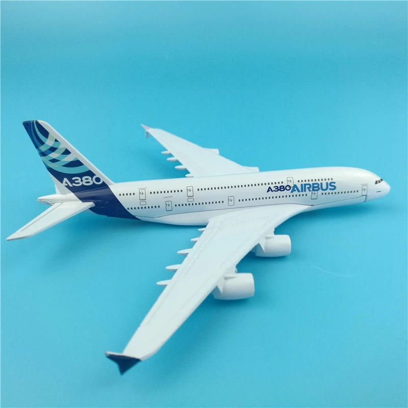 Модель самолета 16 см модель A380 из сплава подарок игрушки|machine model|airplane modelplane model |