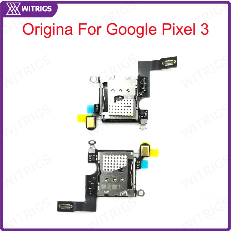 Слот гибкий кабель для sim-карты для Google Pixel 3 Разъем считывателя sim-карты Слот Лоток Держатель гибкий кабель лента для Google Pixel3