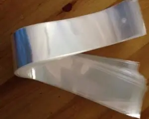 100 шт. длинные закрывающиеся прозрачные пластиковые пакеты для наращивания волос, упаковка, подвесная насадка, длинный прозрачный самоклеящийся материал