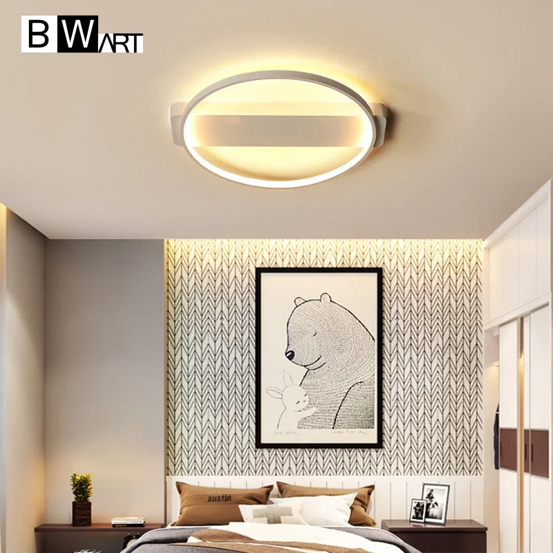 BWART Modern LED Ceiling Lights For Living Room Bedroom Simple personality design Indoor lighting Lamp Remote dimming | Лампы и