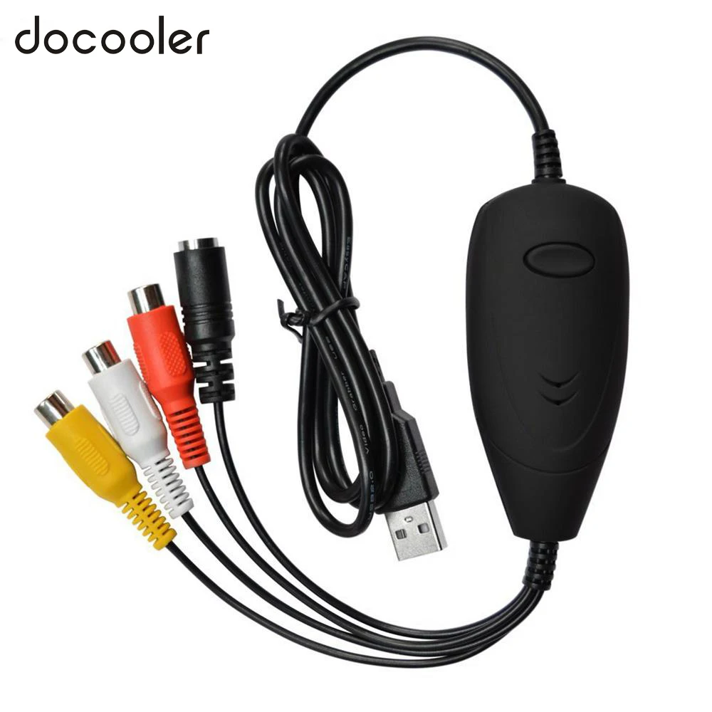 USB 2 0 видео Захват HD конвертер рекордер преобразования аналогового аудио в