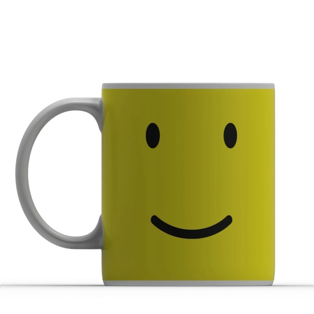 Волшебная кофейная кружка Хамелеон со смайликом меняющая цвет с датчиком