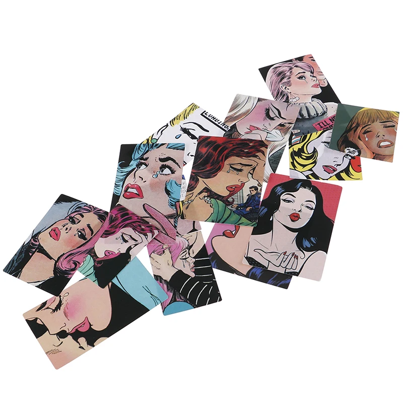 14 шт./ретро сексуальные красивые Стикеры для девочек ноутбука автомобиля