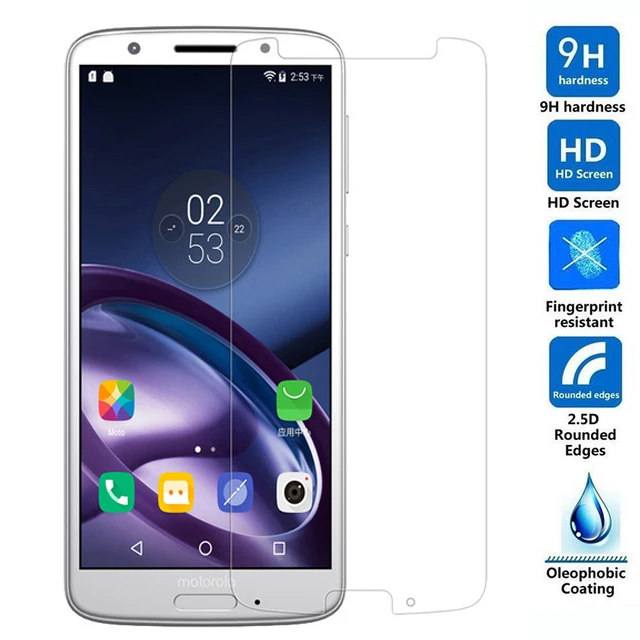 2.5D Tempered Glass For Motorola Moto G6 Protective Film 9H Explosion-proof LCD Screen Protector | Мобильные телефоны и