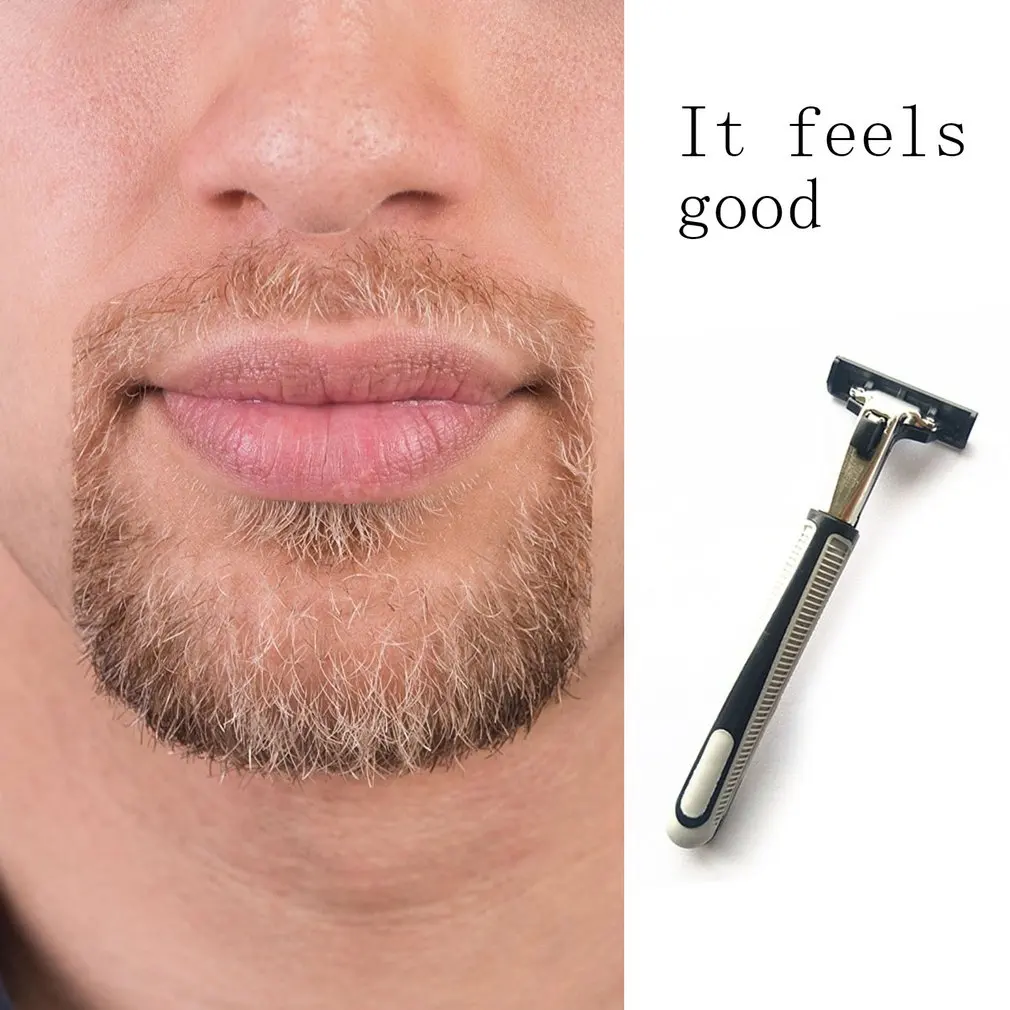 Портативная Бритва для мужчин бритвенные лезвия ручная безопасная бритва уход
