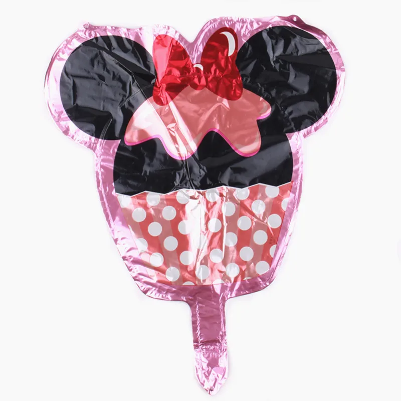 GOGO PAITY New Minnie modeling ice cream cake aluminum foil balloon baby birthday party decorations | Дом и сад