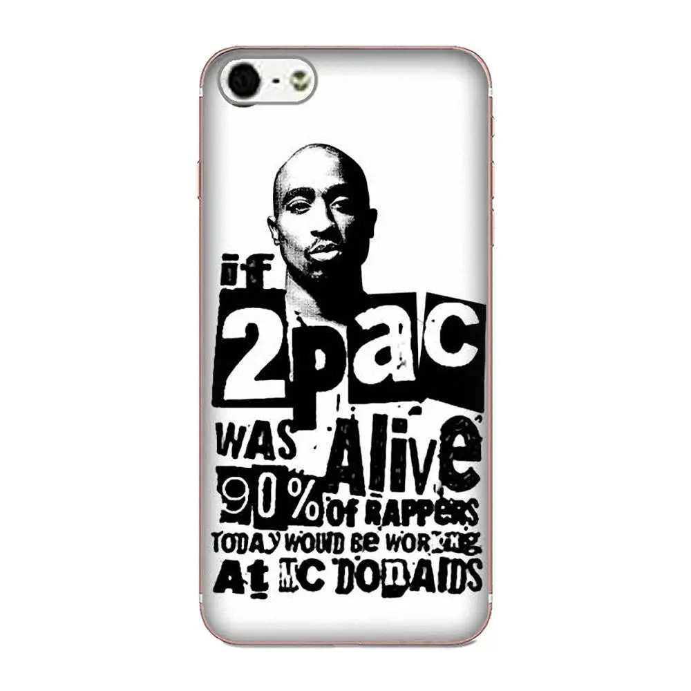 Мягкие сумки Чехлы для Samsung Galaxy Note 5 8 9 S3 S4 S5 S6 S7 S8 S9 S10 mini Edge Plus Lite 2pac Tupac Shakur Rap