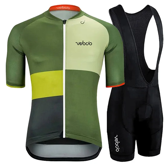 SET 02 Uniforme ciclismo летний комплект велосипедной одежды с коротким рукавом, Триатлон для велосипеда, одежда с нагрудником, гель, MTB, велокостюм - Цвет: SET 02