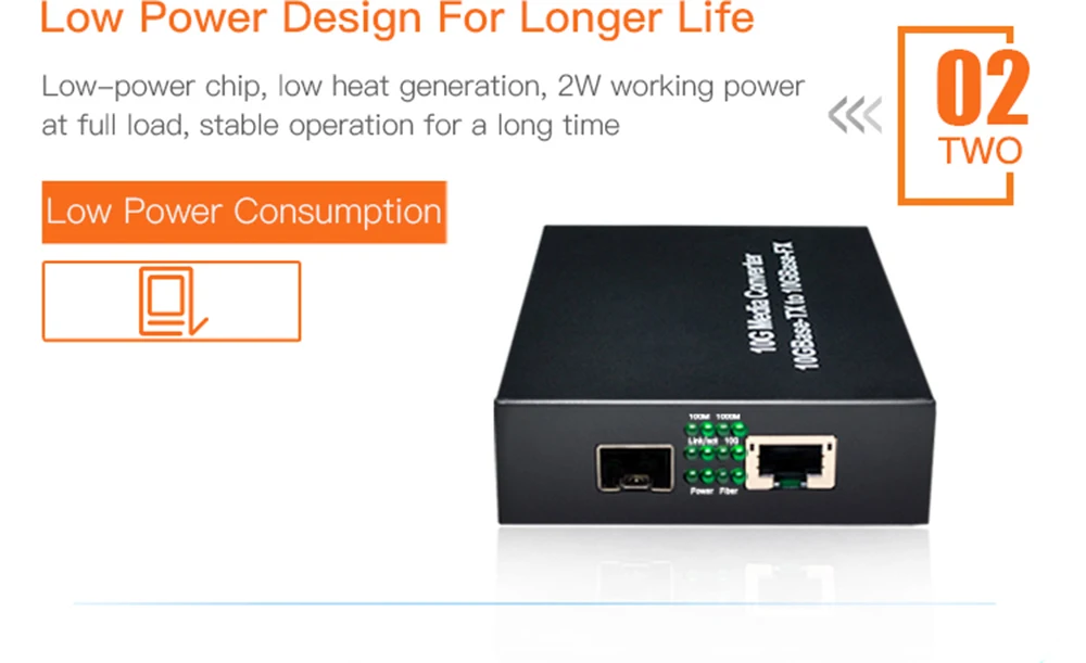 10G Улучшенный SFP медиаконвертер 10GBase-T Ethernet коммутатор RJ45 в оптический Волоконно-оптический приемопередатчик Оптический конвертер FTTH инструмент постоянного тока
