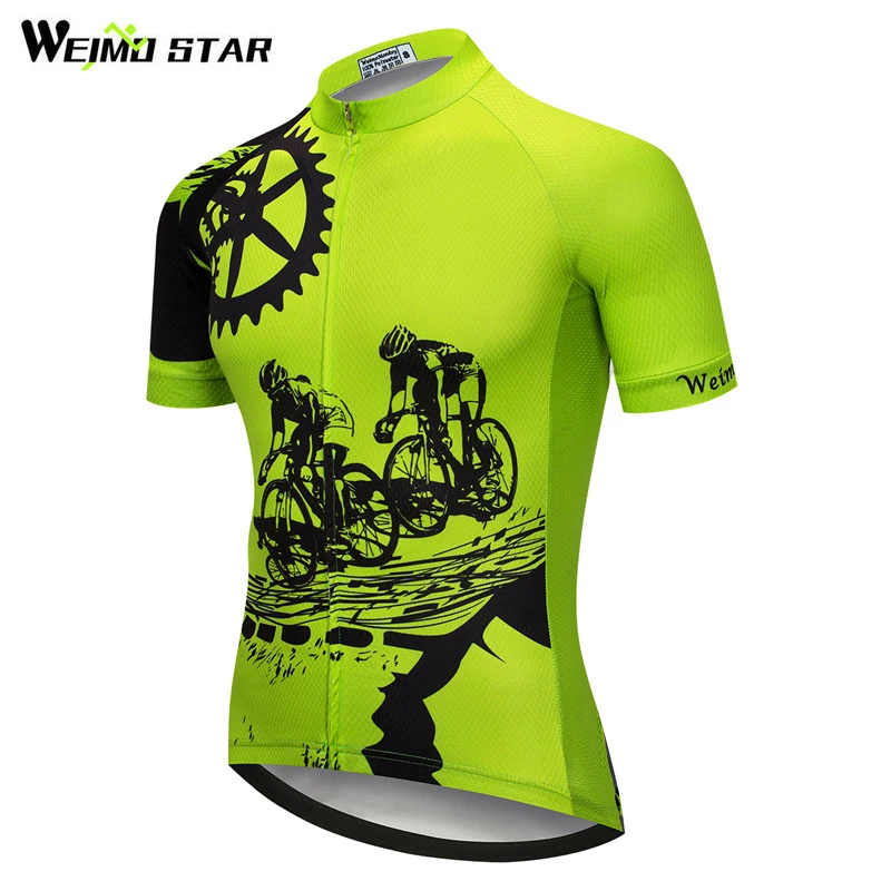

Weimostar 2019 Bike Team Cycling Jersey Shirt Men Summer Racing Cycling Clothing Maillot Ciclismo MTB Downhill Bicycle Jersey