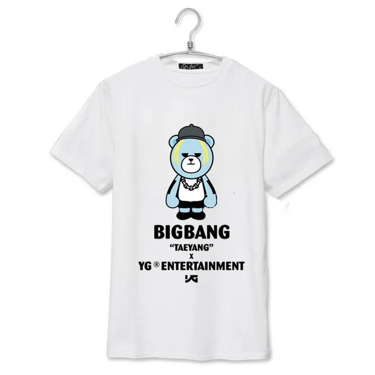 Kpop Bigbang returns to MADE concert G Dragon bear футболка с короткими рукавами k pop летняя harajuku топы