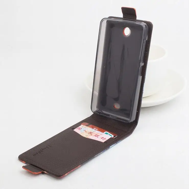 100% высококачественный кожаный чехол для microsoft NOKIA Lumia 430 откидной Lumia430 чехлы