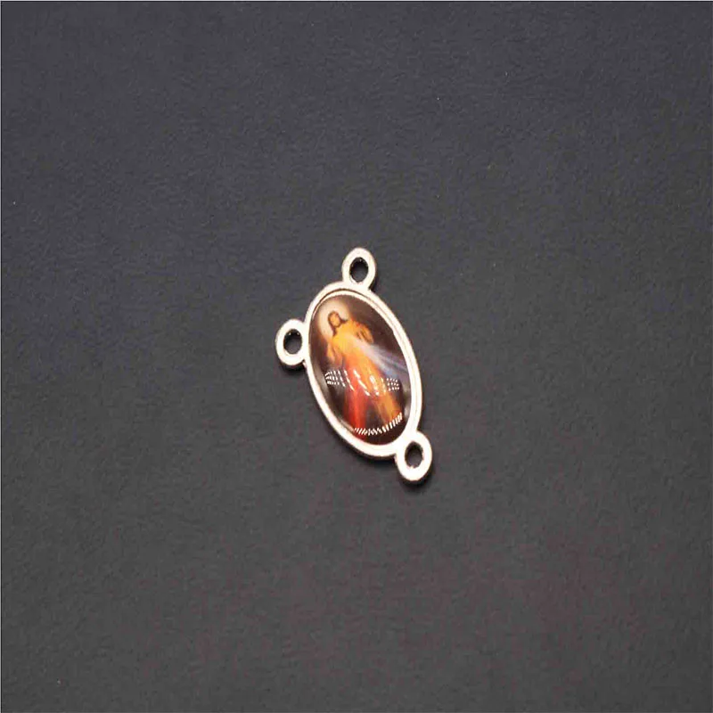 Аксессуары для браслета с медальоном в виде Розария Много людей икона Иисуса