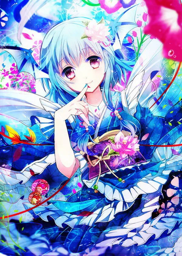 

Touhou Project Anime Wakasagihime 35*25CM Wall Scroll Poster #36532