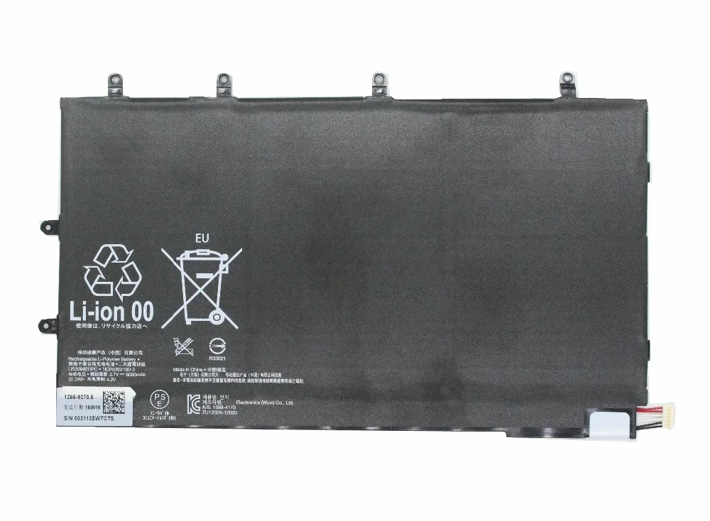 1x6000 мА/ч, LIS3096ERPC Замена Батарея для sony для Xperia Z планшеты 1ICP3/65/100-3+ набор инструментов для ремонта