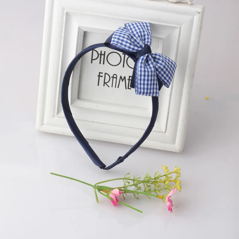 Повязка на голову в Корейском стиле милая детская одежда для волос с бантиками