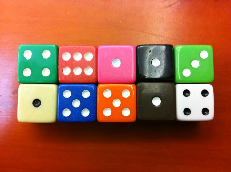 16 мм акриловые кости с боковым углом дюймов Лидер продаж коллекция экспортной