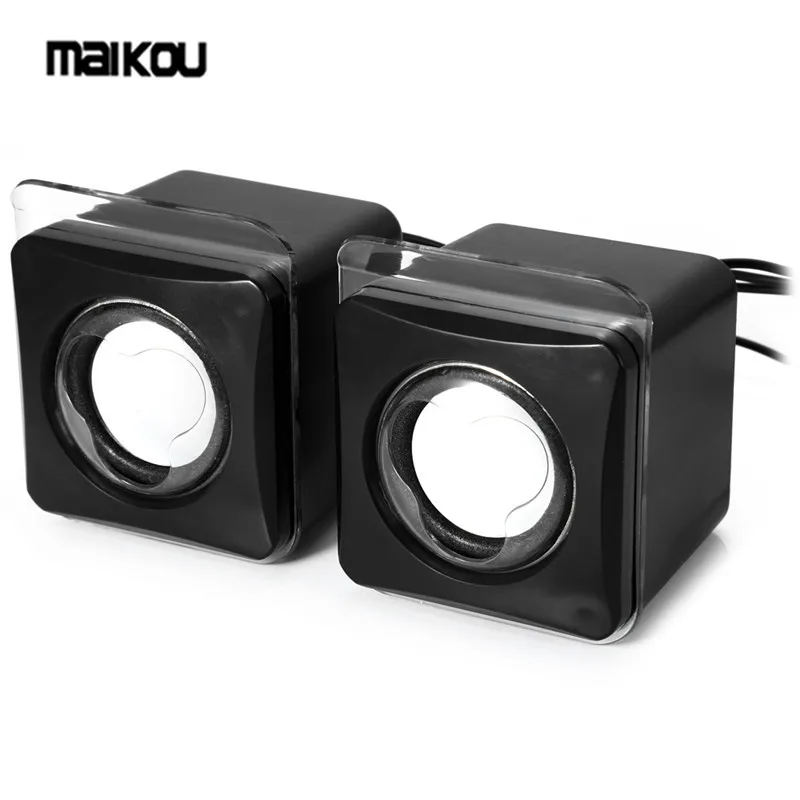Проводной мини динамик Maikou пассивный с USB 2 0 и стереозвуком подключением к