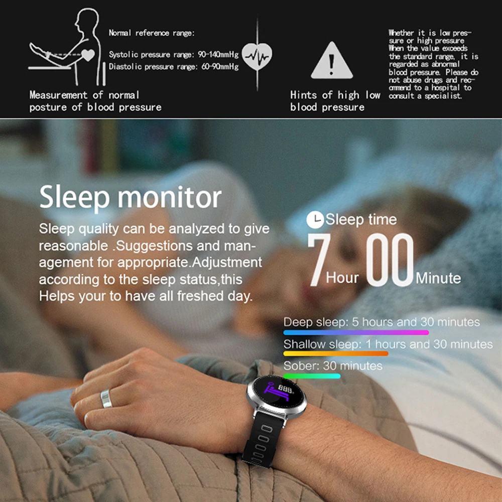 [Подлинный] смарт браслет Tonbux M10 фитнес трекер часы для измерения артериального