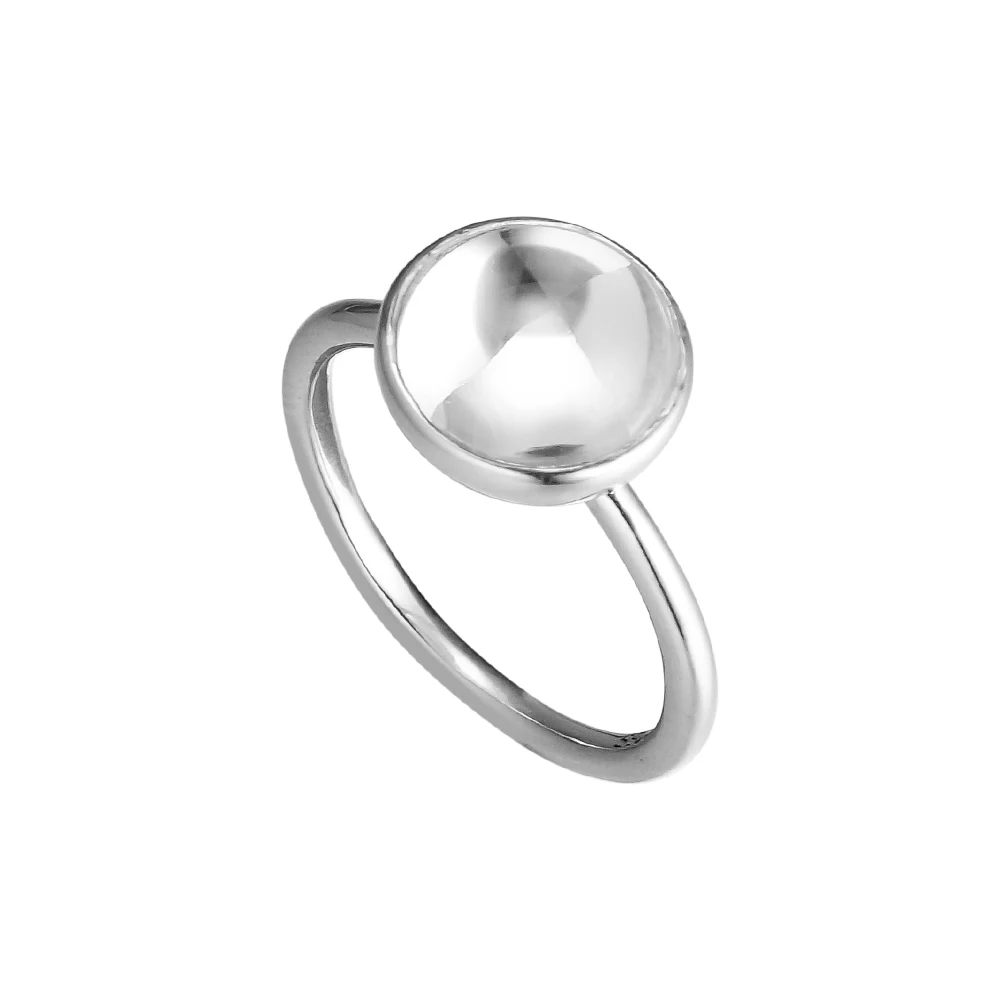 

100% 925 Sterling Silver White Poetic Droplet Ring For DIY Jewelry Women Ring Gift Cubic Zirconia